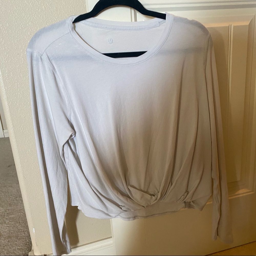 lululemon off white long sleeve